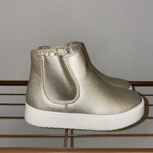 Cat & Jack Gold Hightop Sneakers Toddler Size 9